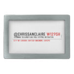 @ChrisSanClaire  Belt Buckle