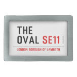 THE OVAL  Belt Buckle