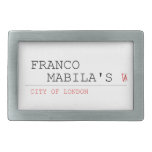 franco    mabila's  Belt Buckle