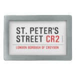 St. peter's Street  Belt Buckle