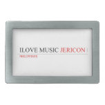 ilove music  Belt Buckle