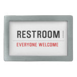 Restroom  Belt Buckle