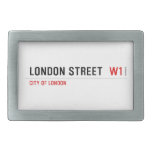 London street   Belt Buckle
