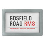 Gosfield Road  Belt Buckle