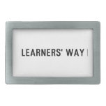 Learners' Way  Belt Buckle