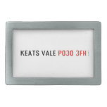 Keats Vale  Belt Buckle