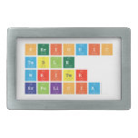 Periodic
 Table
 Writer
 srpolicia  Belt Buckle