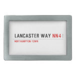 Lancaster Way  Belt Buckle