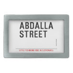 Abdalla  street   Belt Buckle