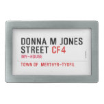 Donna M Jones STREET  Belt Buckle