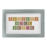 Periodic
 Table
 Writer  Belt Buckle