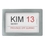KIM  Belt Buckle
