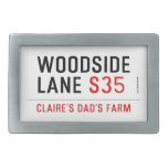 Woodside Lane  Belt Buckle