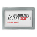Independence Square  Belt Buckle