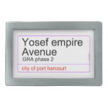 Yosef empire  Avenue   Belt Buckle