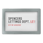 Spencers Lettings Dept.  Belt Buckle