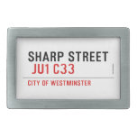 SHARP STREET   Belt Buckle
