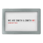 We are Smith & Smith  Belt Buckle