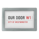OUR DOOR  Belt Buckle