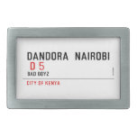 DANDORA  NAIROBI   Belt Buckle
