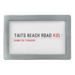 Taits Beach Road  Belt Buckle