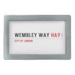Wembley Way  Belt Buckle