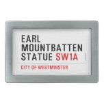 earl mountbatten statue  Belt Buckle