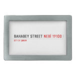 BAHABEY STREET  Belt Buckle