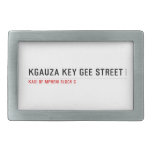 Kgauza Key Gee Street  Belt Buckle