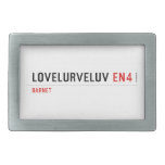 Lovelurveluv  Belt Buckle