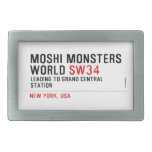 mOSHI mONSTERS wORLD  Belt Buckle