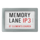 mEMORY LANE  Belt Buckle