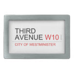 third avenue  Belt Buckle