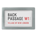 Back Passage  Belt Buckle