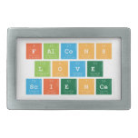 Falcons
 love
 Science  Belt Buckle