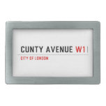Cunty Avenue  Belt Buckle