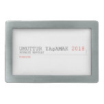umuttur yaşamak  Belt Buckle
