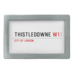 Thistledowne  Belt Buckle