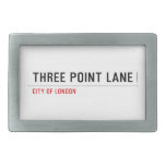 THREE POINT LANE  Belt Buckle