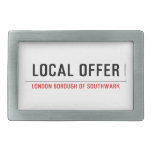 Local offer  Belt Buckle