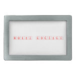 Seasons Greetings  Belt Buckle