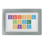 Karissa
 Love
 Oksa  Belt Buckle