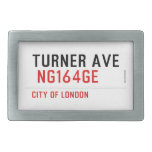 turner ave   Belt Buckle