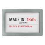 Made In   Belt Buckle