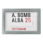 A. BOMB ALBA  Belt Buckle