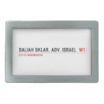 Daliah Sklar, Adv. Israel   Belt Buckle