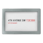4th Avenue SW  Belt Buckle