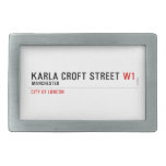 Karla Croft Street  Belt Buckle