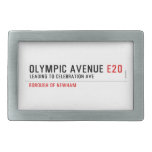 Olympic Avenue  Belt Buckle