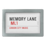 Memory Lane   Belt Buckle